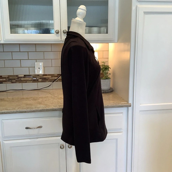 Eddie Bauer Black Pullover Size Medium - Picture 3 of 8